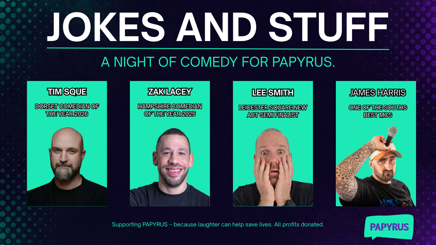 A Night of Stand-Up Comedy in Support of PAPYRUS - Tuesday 15th September