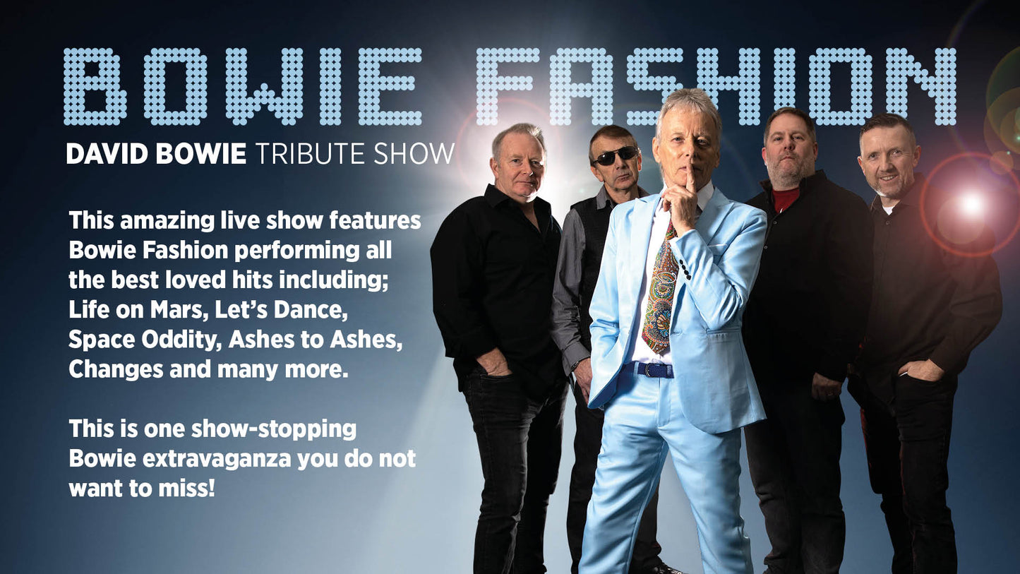 Bowie Fashion music tribute show in Southampton