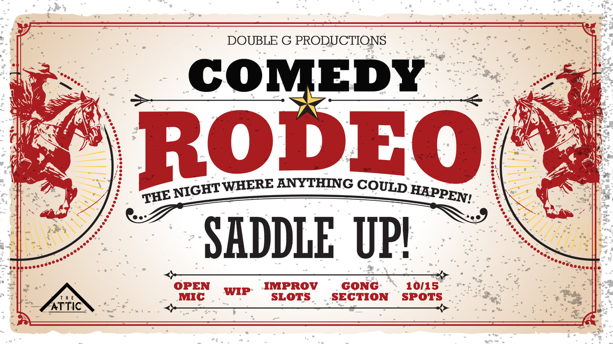 Comedy Open Mic Rodeo at The Attic, Southampton Thursday 5th November