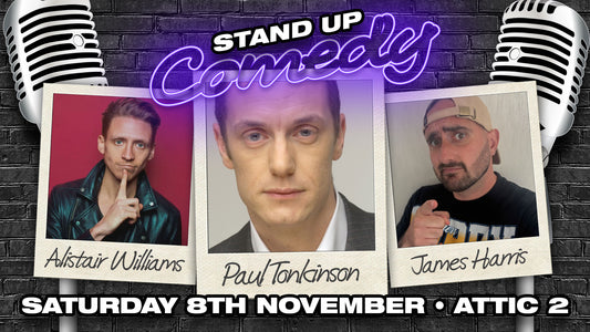 Stand up Comedy this weekend near me in Totton, Southampton Saturday 8th November