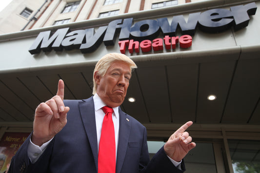 Mike Osman as Donald Trump in Southampton - Thursday 14th November