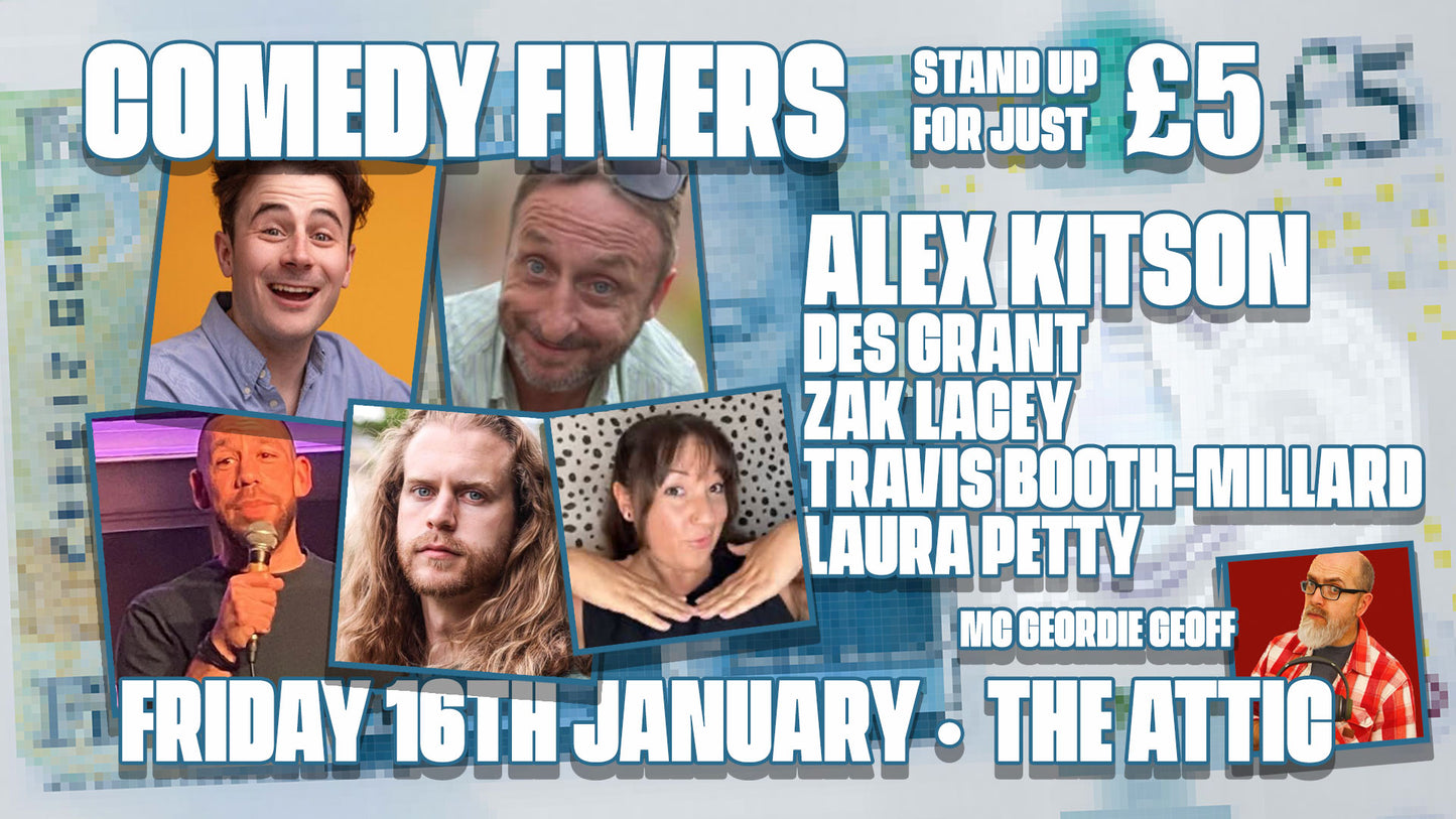 Southampton Stand Up Comedy Night Near me Friday 16th January At The Attic, Southampton
