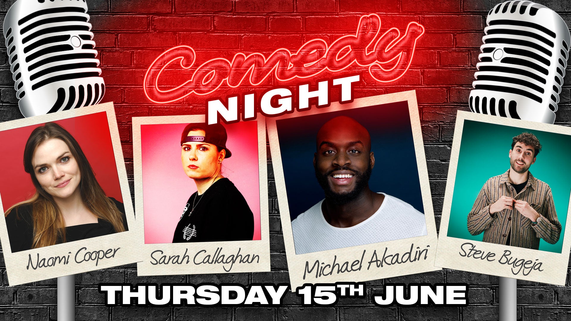 Stand up Comedy Night with Michael Akadiri, Naomi Cooper Steve