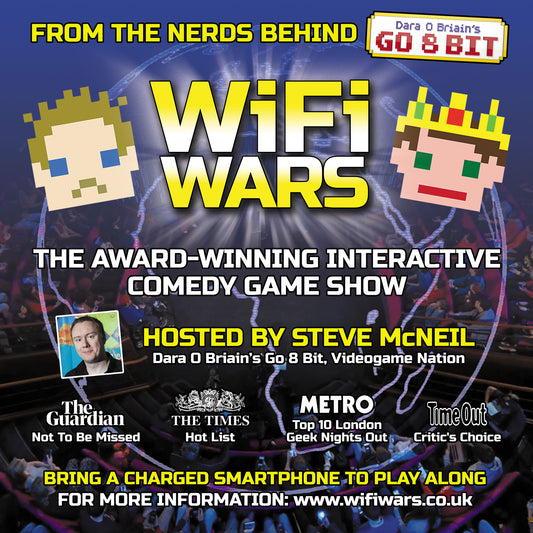 WiFi Wars the Live Comedy game show comes to The Attic, Southampton