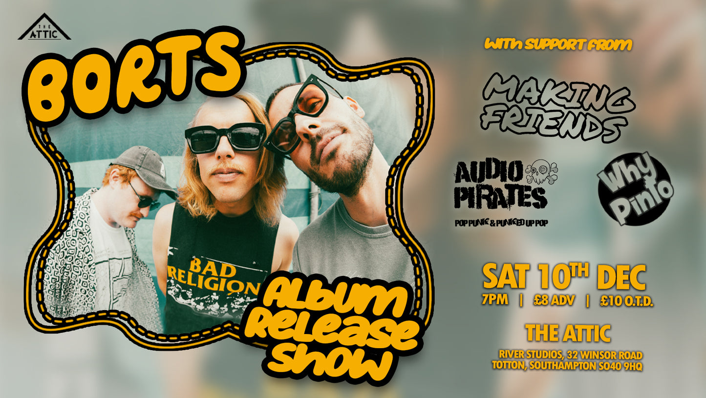 Borts Album Release - Saturday 10th December