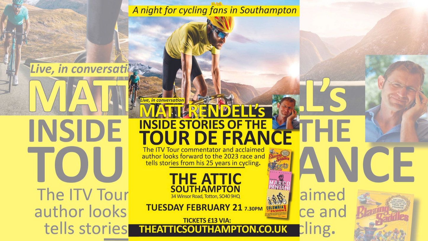 An evening with Matt Rendell - Tuesday 21st February