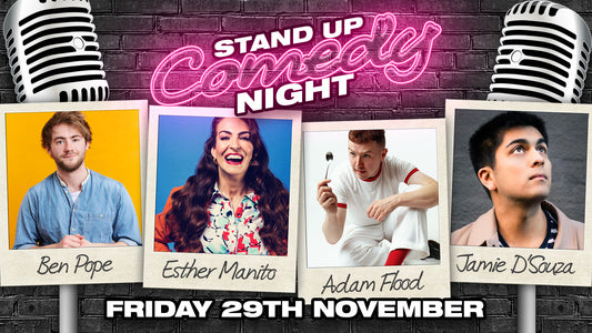 An evening of Stand-Up Comedy in Southampton near me