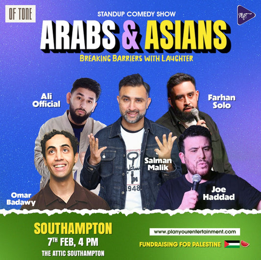 Asians Comedy- Saturday 7th February The Attic in Southampton