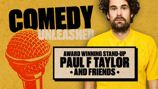 Award Wining Comedian Paul F Taylor at Southampton's premier Stand-Up Comedy Club