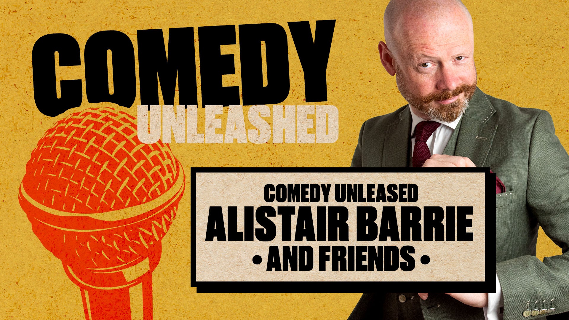 Headline act is Award Wining Comedian Alistair Barrie at The Attic in Southampton