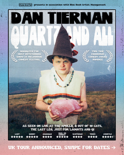 Dan Tiernan "Quartz And All" at The Attic in Southampton– Thursday 4th February