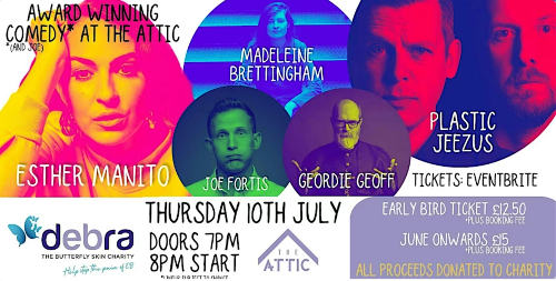 Southampton Stand Up Comedy Debra Charity Comedy Fundraiser - Thursday 10th July