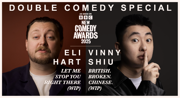Eli Hart & Vinny Shiu's Saturday Special Comedy stand up in Southampton - Saturday 24th January 2026
