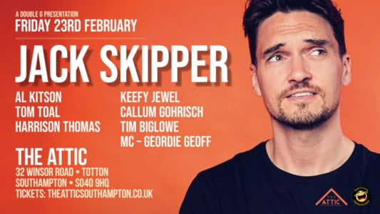 Southampton stand up comedy show Catching the Custard with headliner Jack Skipper