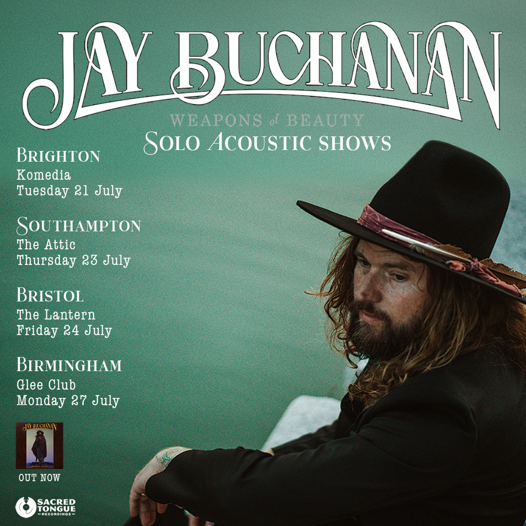 Jay Buchanan live music in Southampton - Thursday 23rd July 2026