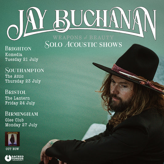 Jay Buchanan live music in Southampton - Thursday 23rd July 2026