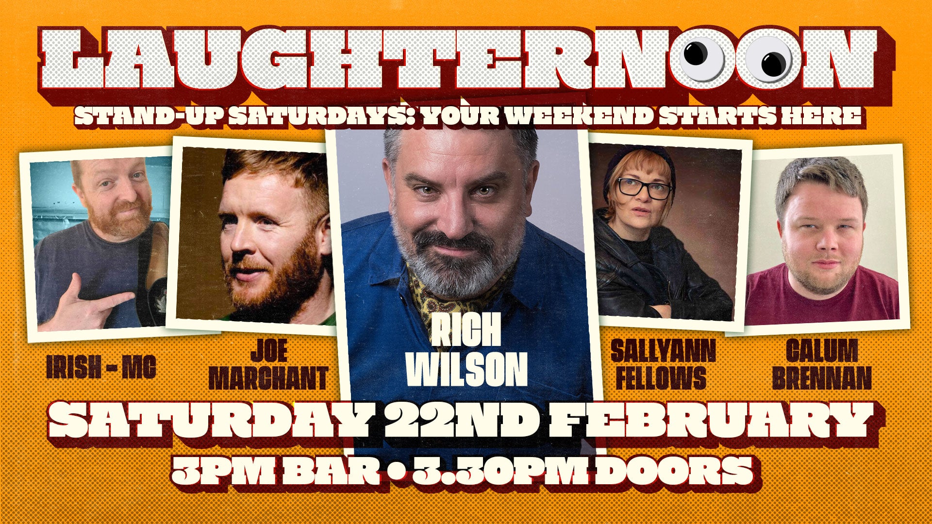 Laughternoon Comedy, Stand Up with Rich Wilson - Saturday 22nd February