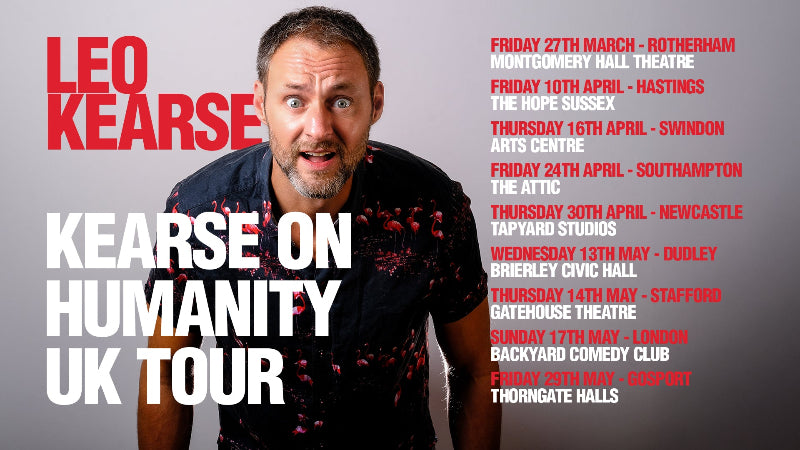 Leo Kearse; The Attic, Southampton - Tuesday 3rd November UK stand up tour
