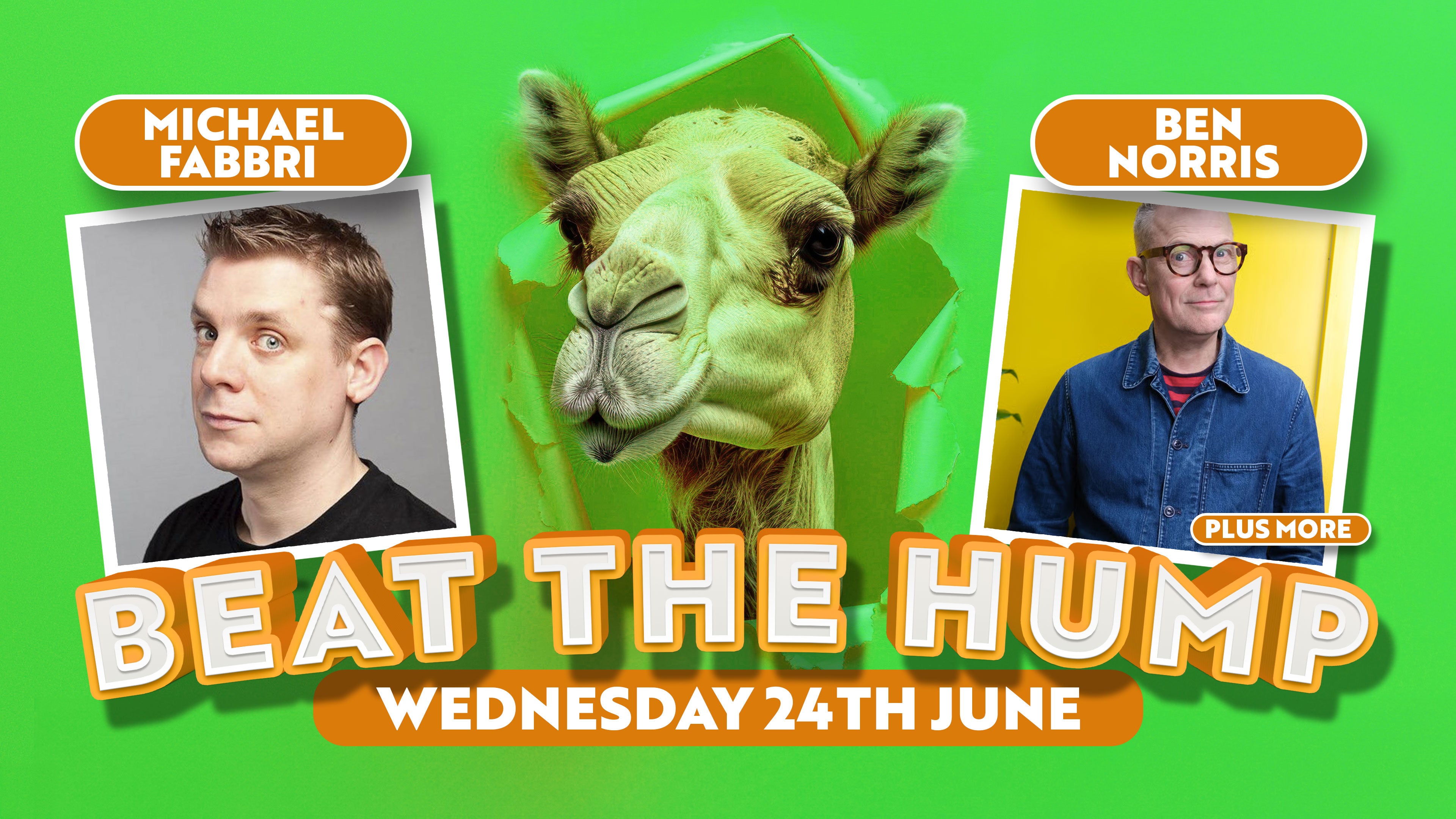 Beat the Hump is your midweek comedy fix - Wednesday 24th June 2026 ...