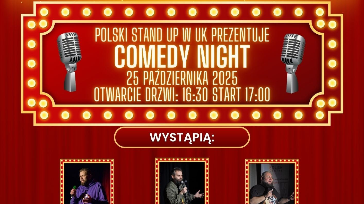 Polski Stand up w UK prezentuje Southampton- Saturday 25th October