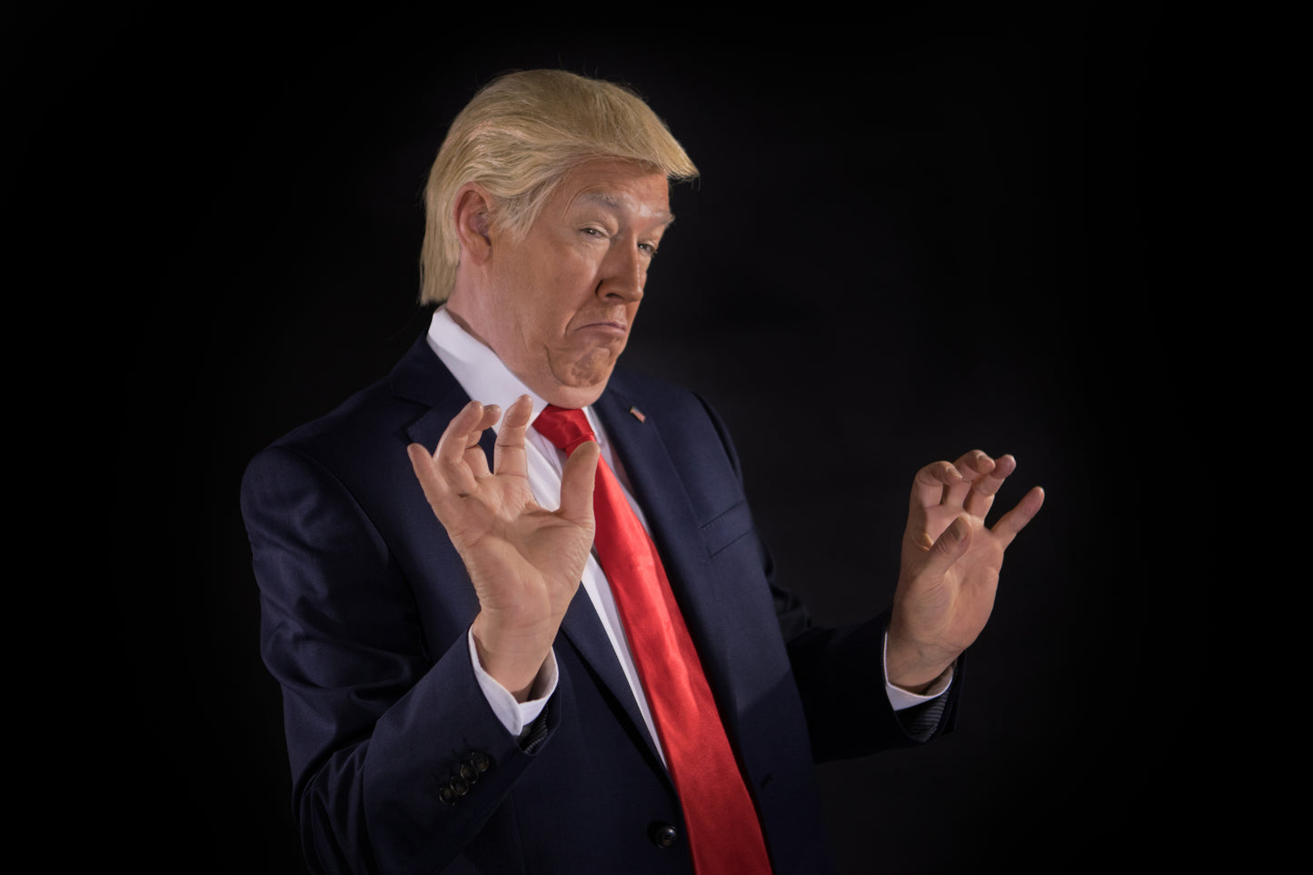 Mike Osman as Donald Trump in Southampton - Thursday 14th November