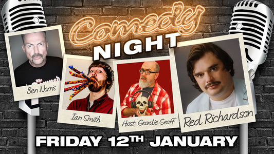Stand-Up Comedy with not 1 but 3 of the UK's top headline comedy acts Ian Smith, Ben Norris & Red Richardson