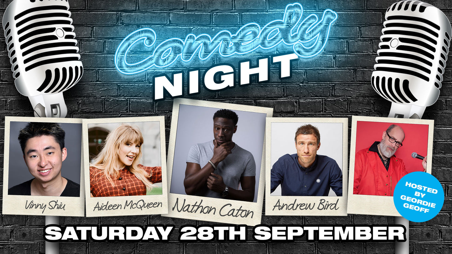 Southampton Stand Up Comedy with not 1 but 3 headline comedians - Saturday 28th September