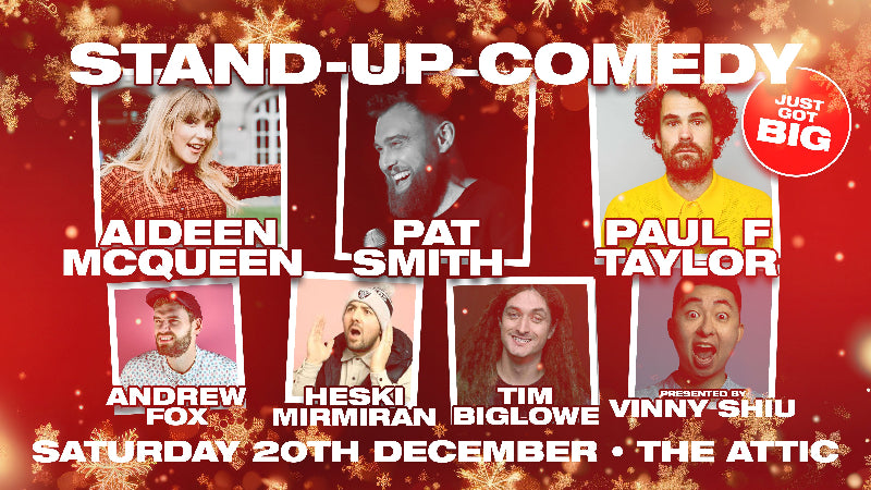 Southampton Stand Up Comedy just got BIG Christmas Special