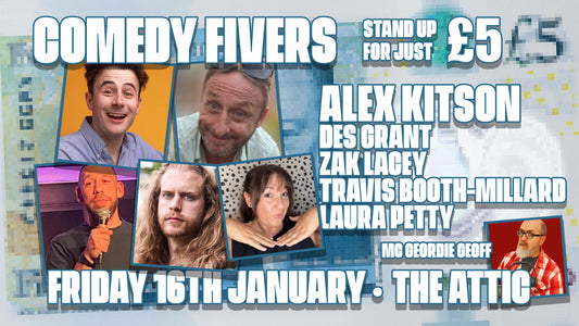 Southampton Stand Up Comedy Night Near me Friday 16th January At The Attic, Southampton