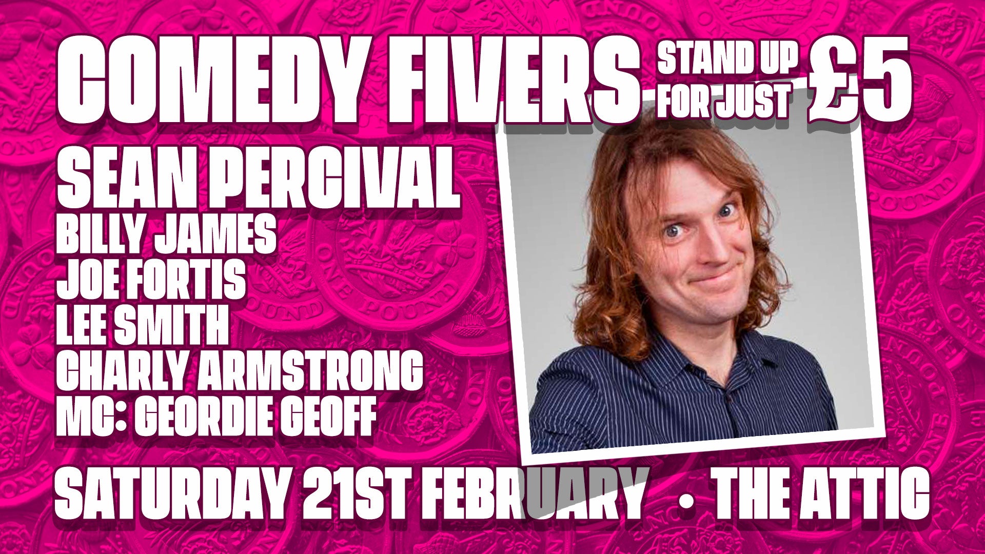 Southampton Stand Up Comedy Night Near me Saturday 21st February&nbsp;
