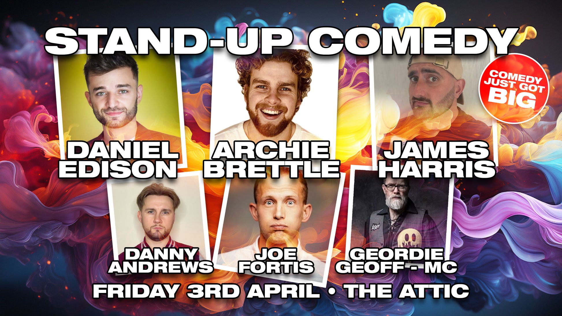 Southampton Stand Up Comedy just got BIG Near me @The Attic- Friday 3rd April&nbsp;