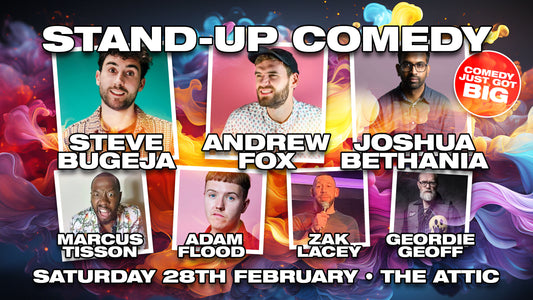 Southampton Stand Up Comedy Near me @The Attic- Saturday 28th February 2026