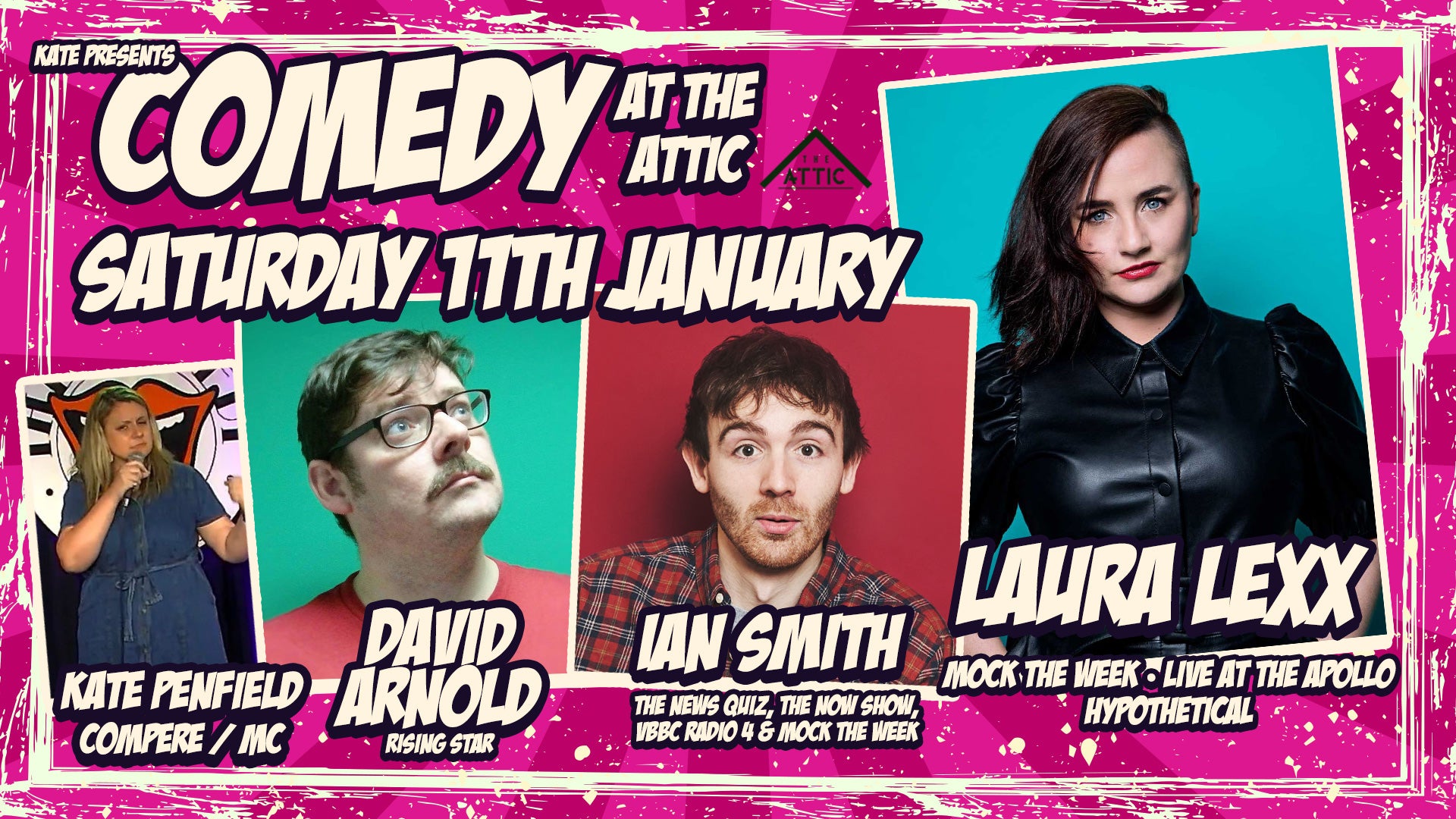 Southampton's Stand-Up Comedy Club near me The Attic Totton