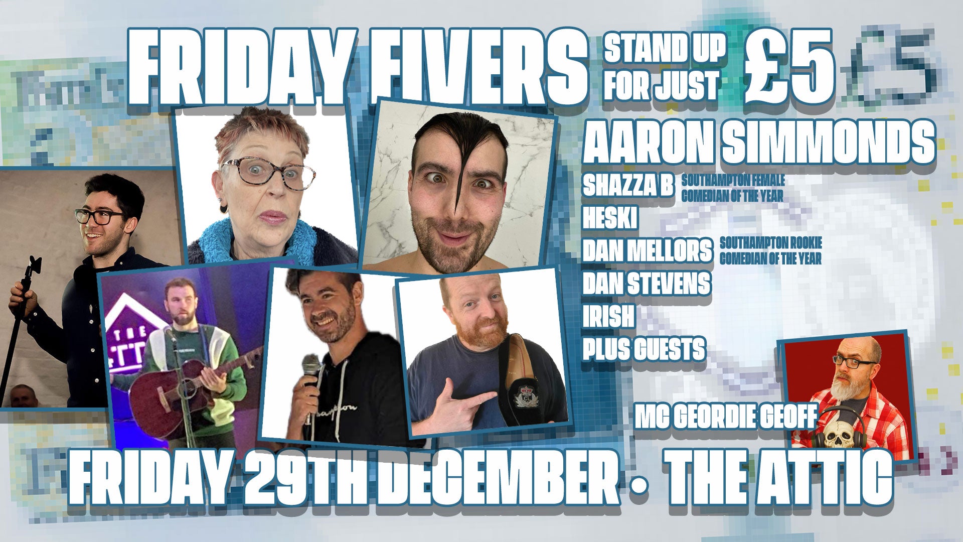 Southampton stand up comedy 29th December something to do after christmas