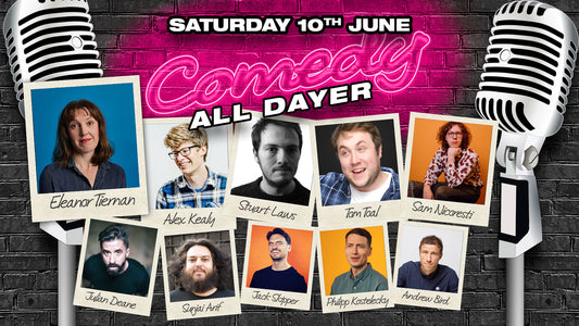 New forest comedy festival Southampton comedy all day event Saturday 10th June