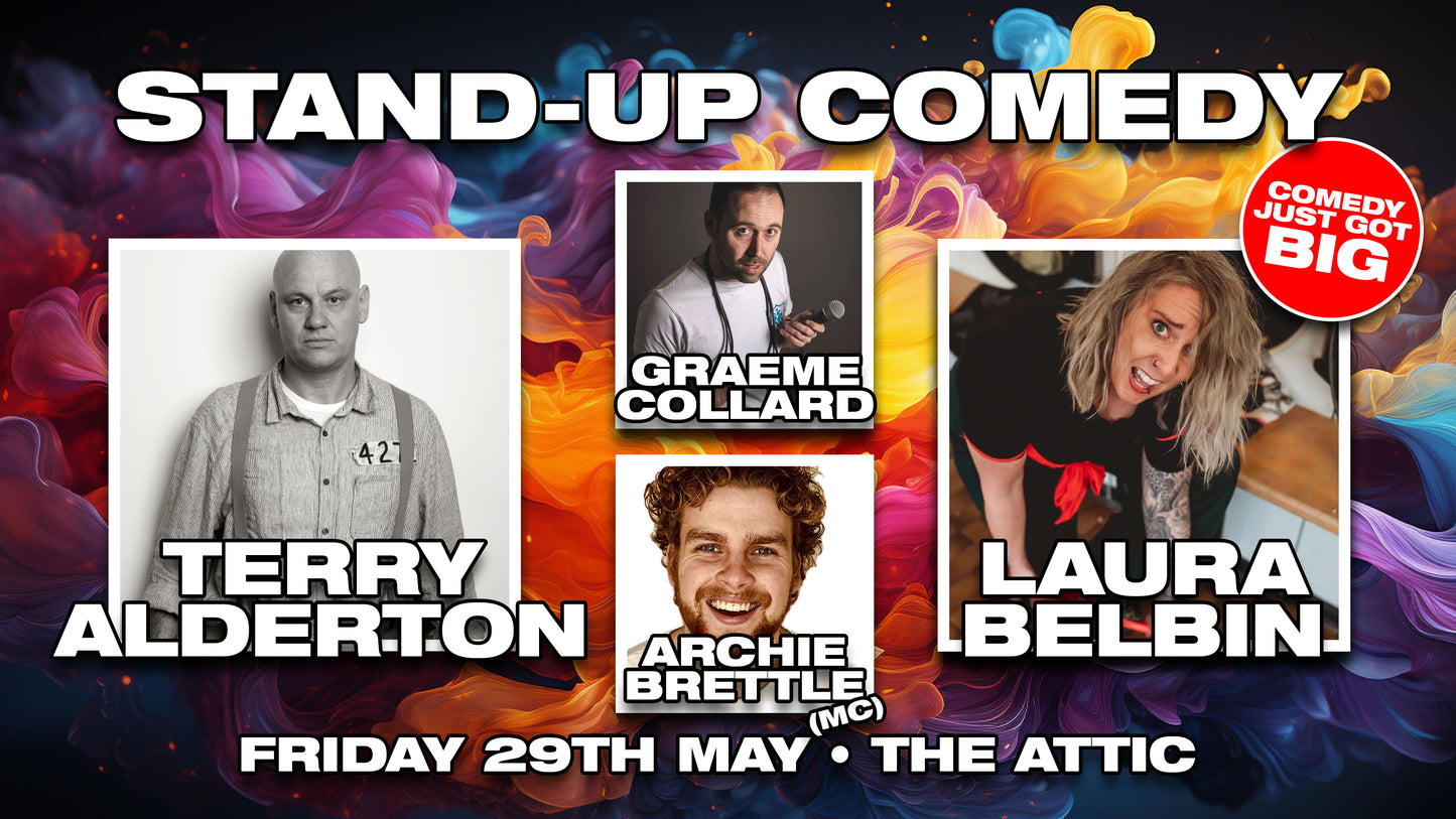 Stand Up Comedy Southampton with Terry Alderton & Laura Belbin