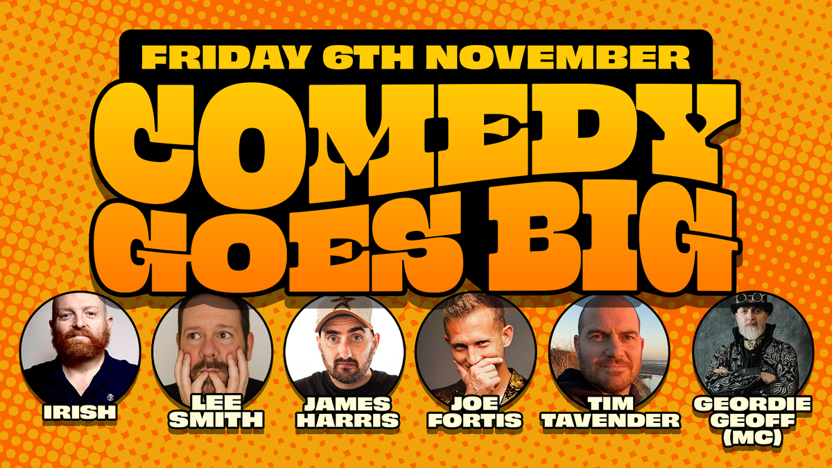 Southampton Stand Up Comedy Near me just got BIG - Friday 6th November at The Attic
