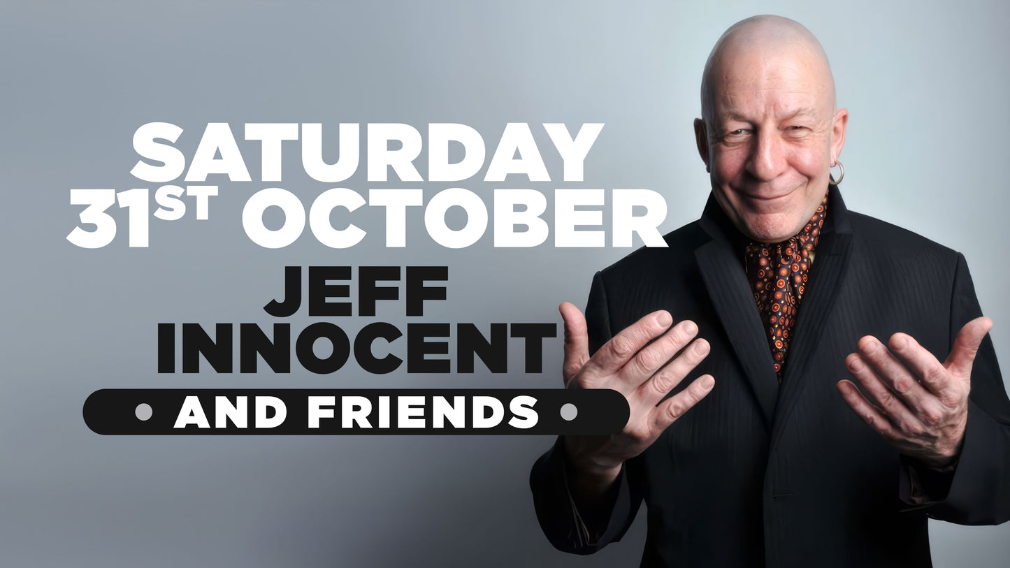 Stand up comedy with headliner&nbsp;Jeff Innocent&nbsp;in Southampton- Saturday 31st October&nbsp;