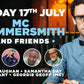 MC Hammersmith night of Stand up comedy in Southampton- Friday 17th July