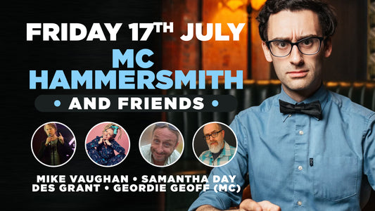 MC Hammersmith night of Stand up comedy in Southampton- Friday 17th July