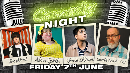 Stand-up Comedy comes to Southampton, Hampshire at The Attic Comedy Club for June&nbsp;