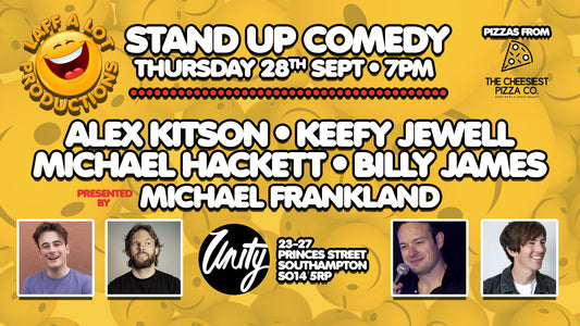 Unity brewery comedy Southampton