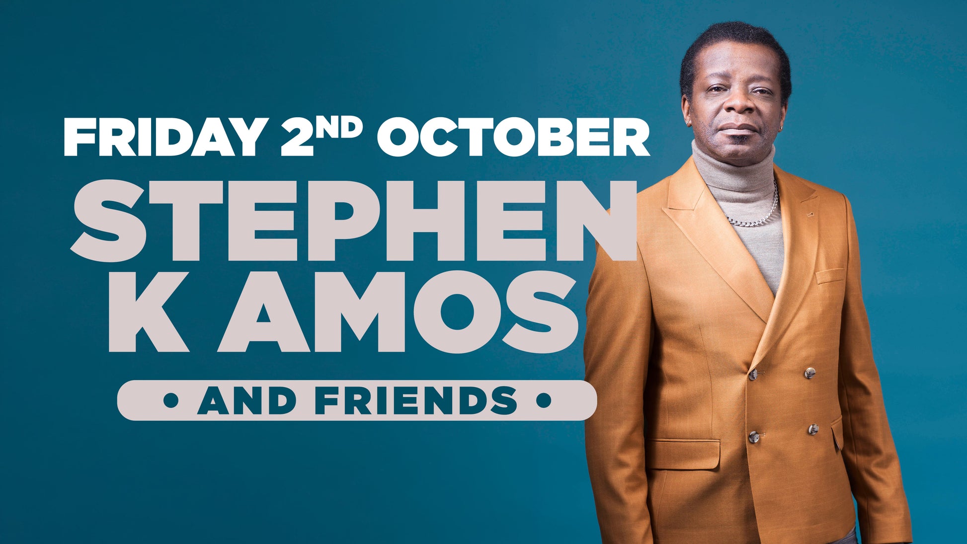 Stephen K Amos at The Attic in Southampton Friday 2nd October