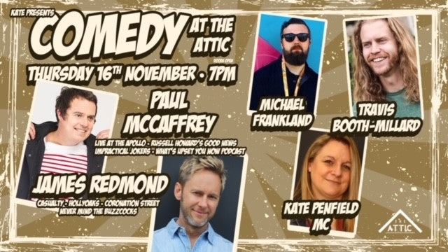 Kate Presents - Stand up Comedy with Paul McCaffrey & friends- Thursda ...