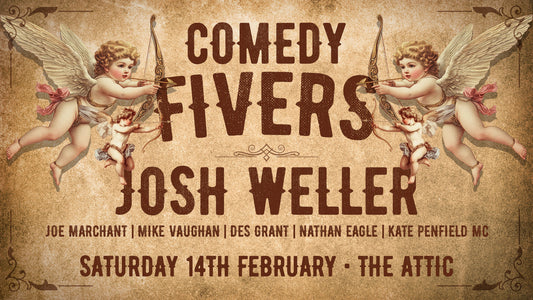 Things to do on Valentines - Stand up Comedy Night at the Attic Southampton with Headliner Josh Weller