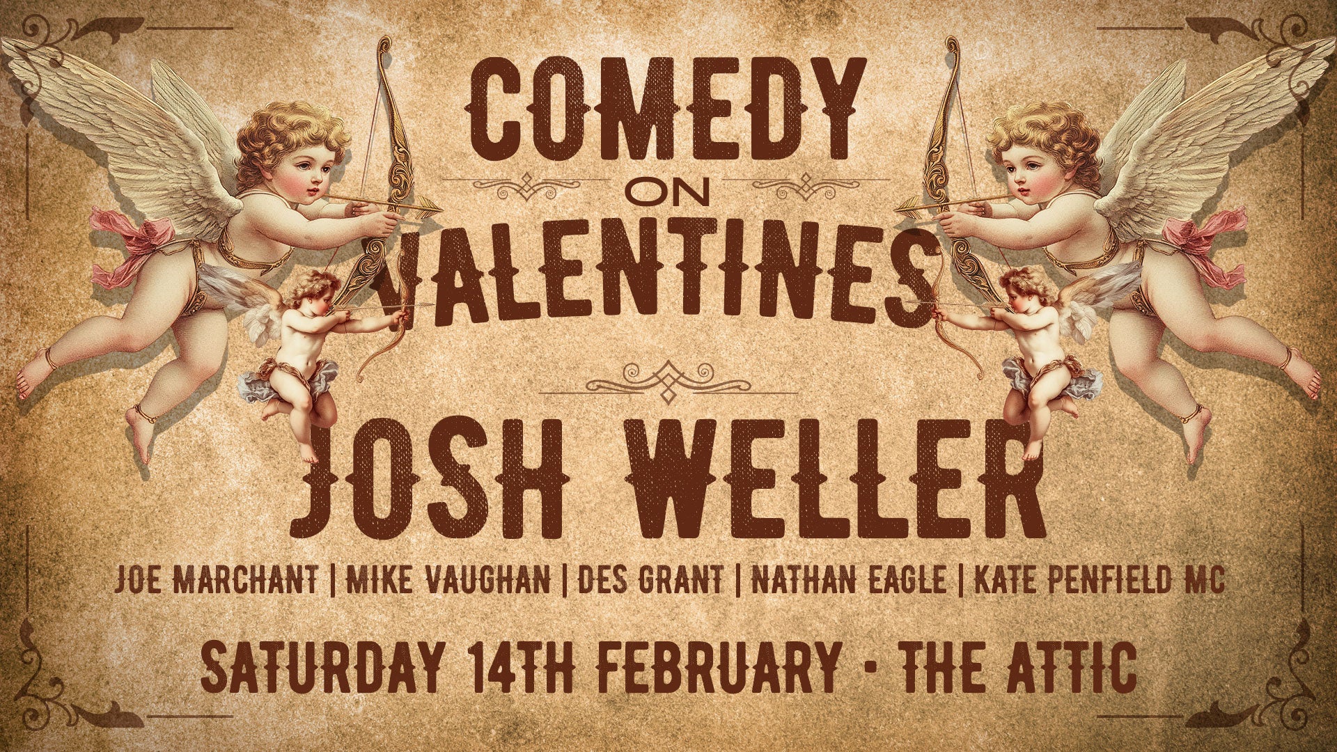 Things to do on Valentines - Stand up Comedy Night at the Attic Southampton with Headliner Josh Weller