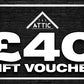 A voucher for Comedy at Southampton's premier Comedy Club The Attic