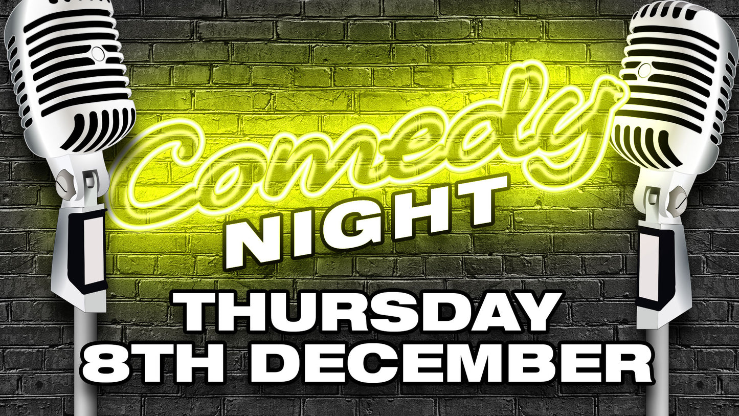 Comedy Night Featuring Alasdair Beckett-King - Thursday 8th December